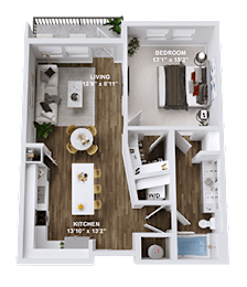 Unit A1 alt balcony at Parkway Crossings, Kissimmee, FL 34744