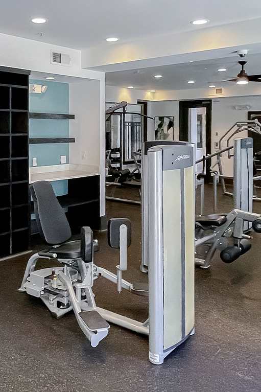 Spin Room with two bikes at Two Addison Place, Pooler, 31322