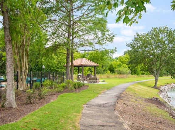 Walking Trails outside of The DeSoto Pool