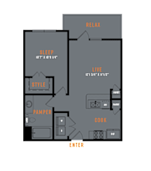 Lenox SoCo 2D Floor Plans - A2