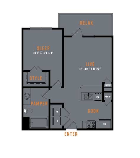 Lenox SoCo 2D Floor Plans - A2