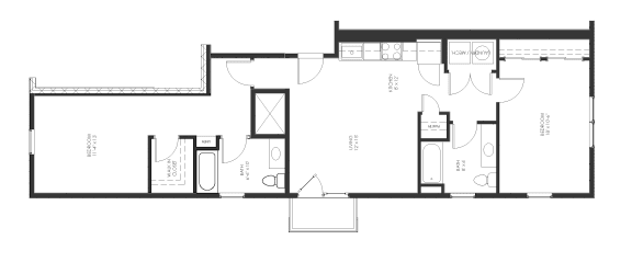 Model 3 2D Floorplan