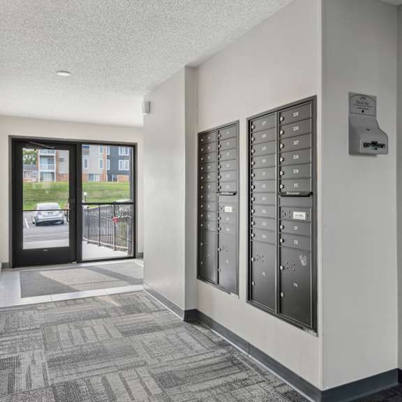 Mailboxes at Cedarvale Highlands Apartments, Eagan