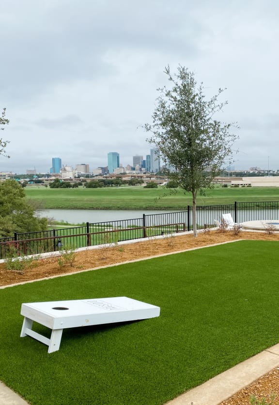 Corn Holes at Presidio at River East, Fort Worth, TX, 76111