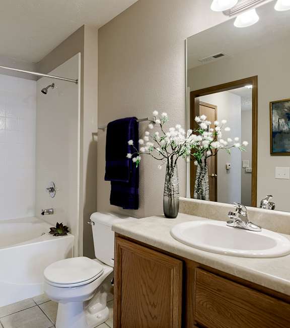A white toilet sits next to a sink in a bathroom.