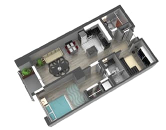 Two Bedroom Floor Plan