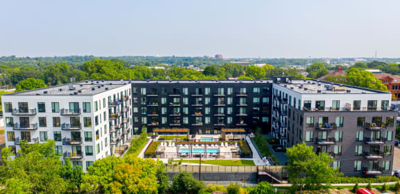 Aerial Exterior View at The Mason, Minnesota, 55114