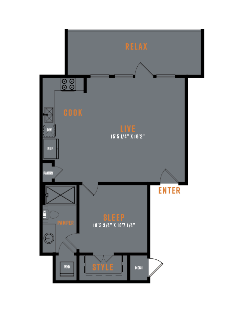 Lenox SoCo 2D Floor Plans - A3