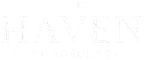 The image displays the title "The Haven" with a subtitle "at Academy" in white text on a black background.