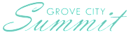 Grove City Summit logo on a green background.