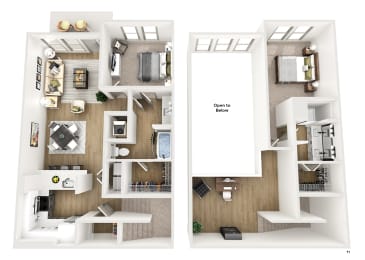 a floor plan of the crossings at carlsbad apartments