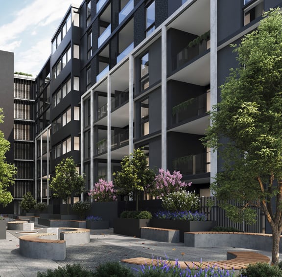 The Briscoe at Kinleaf apartments in West Melbourne AU