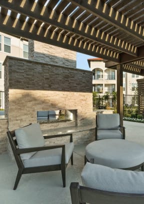 Outdoor grill at Reveal Lake Ridge in Grand Prairie Texas 75054