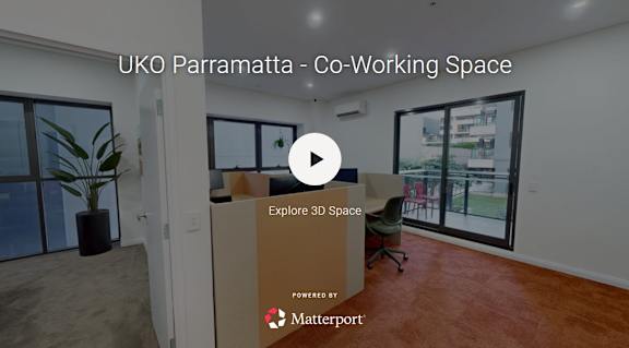 A video thumbnail for a co-working space in Parramatta.