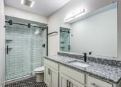 Thumbnail 9 of 20 - Bathroom with Shower Cabin at San Sofia Luxury Apartments, Cleveland