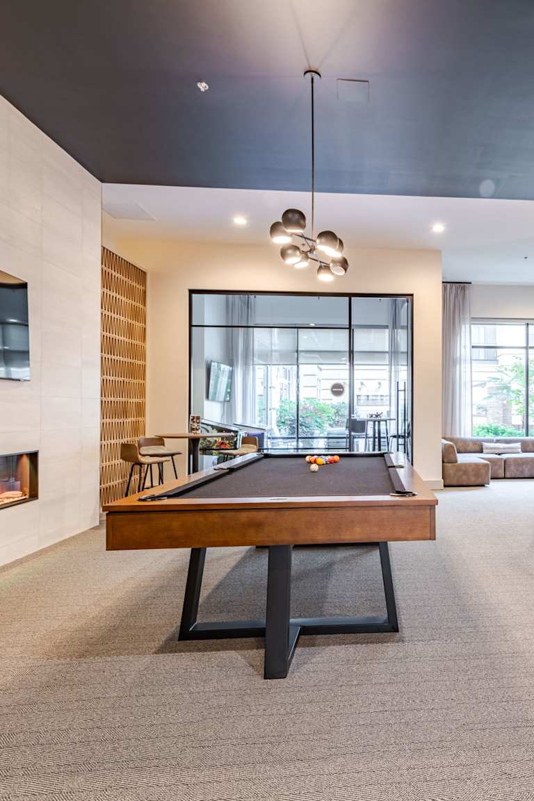 Game room at The Edison Lofts Apartments (2 of 3)