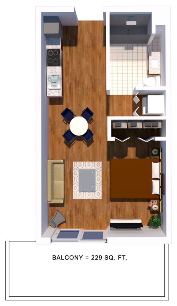 Studio, 1 & 2 Bedroom Apartments in Miami Douglas Enclave