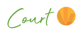 A graphic with the word "Court" and a circle.