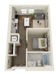 Floor Plan  Finch Floor Plan at Dillard Apartments, Fargo, North Dakota 58102
