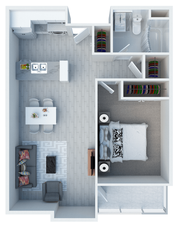 Floor Plans of Somerset Apartments in Antioch, CA