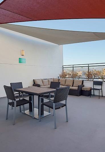 Grill And Patio at Plaza Lafayette, Los Angeles, 90057