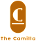 A logo with a capital letter C in the middle and the text "The Camilla" below it.