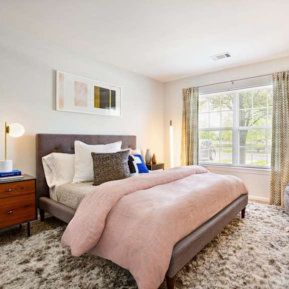 Bedroom at The Mercer at Lawrence Station, New Jersey, 08648