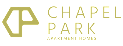 A logo for a company named Chapel Park Apartment Homes.