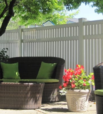 Clubhouse Patio With Available WiFi at  Three Oaks Apartments at 4154 Three Oaks Boulevard