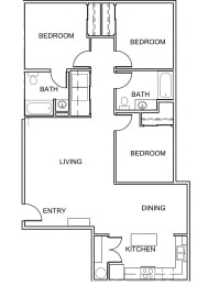  Floor Plan 3 Bedroom