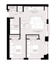 the floor plan of the residence