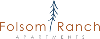 Folsom Ranch Community logo in golden brown and blue colors