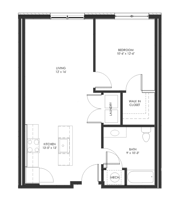 Model 1.3 2D Floorplan