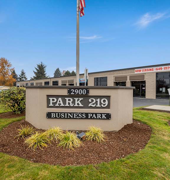 Park 219 Business Park Monument Sign