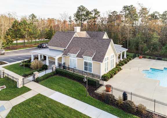 Aerial Courtyard View at Garden Springs, Virginia, 23831
