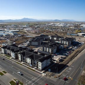 Drone View of Residences at Homestead