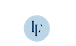 A blue circle with the letters "LF" in white.