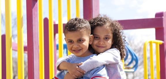 Kids on Slide at VIEWCREST APARTMENTS, Hermiston, OR 97838