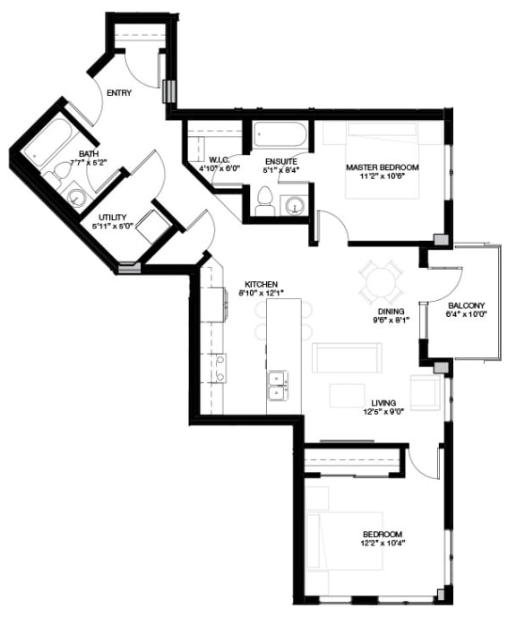 the floor plan