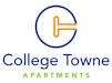 The image is a logo of College Towne Apartments.