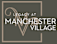 A logo with the text "Legacy at Manchester Village" in a monogrammed font.