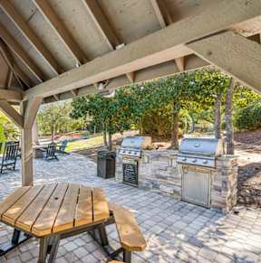 Outdoor Grill And Patio at Park Ridge Estates, North Carolina, 27713