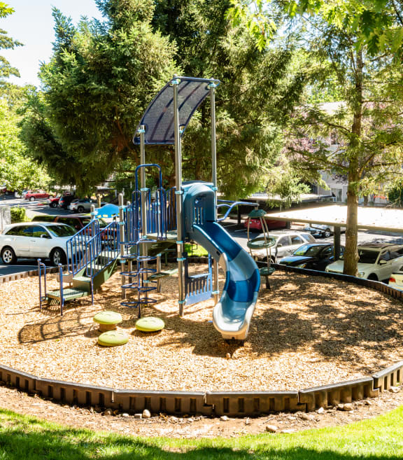 Clackamas Trails playground at Clackamas Trails Apartments, Portland, 97222