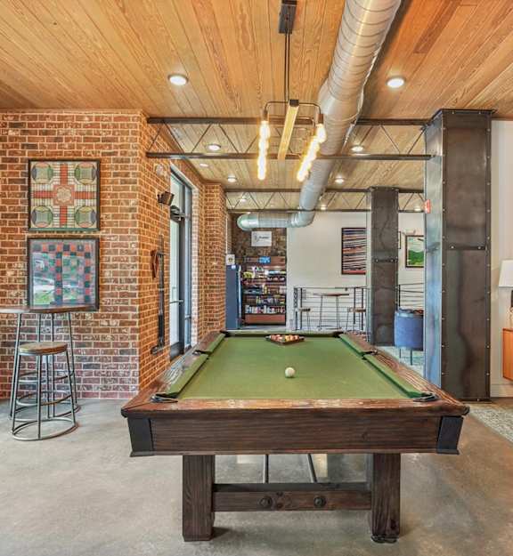 a pool table at the collective venues old oak in philadelphia