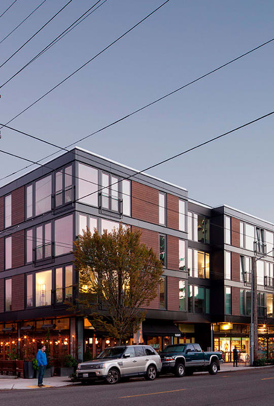Exterior  at 19th & Mercer, Seattle