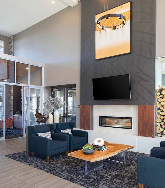 the swimming pool at the preserve at polo ridge apartments