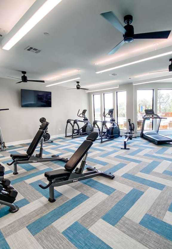 Fitness Center at Presidio at River East, Texas