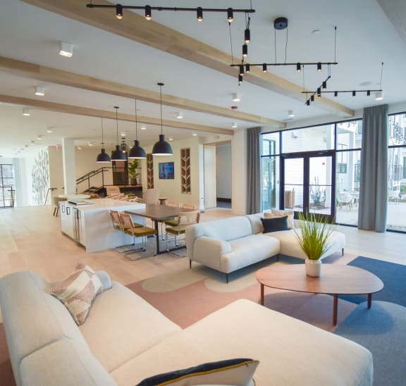 Beautiful clubhouse space at The Maven, Georgia