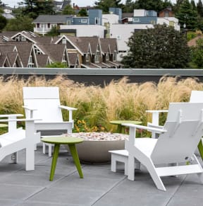 Muir Apartments Outdoor Fire Pit with Seating