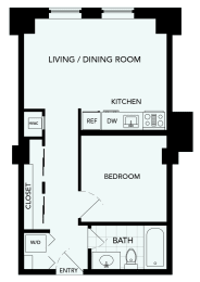A5 - The Republic - 2D floor plan
